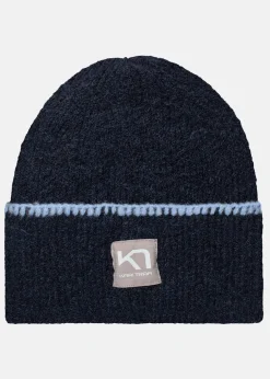 Discount Kari Traa ROTHE WOOL BEANIE DARK NAVY BLUE