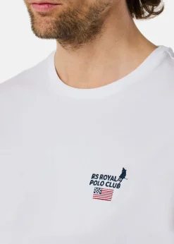 Clearance RS Polo Crew Tee White