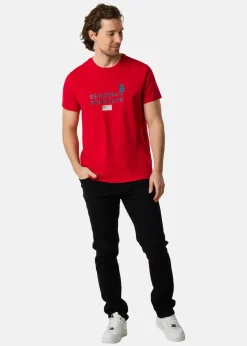 Sale RS Polo Logo Tee Red