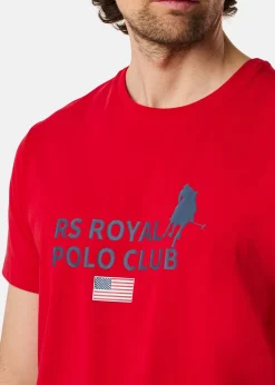 Sale RS Polo Logo Tee Red
