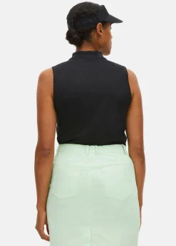 Outlet Röhnisch Rumie Sleeveless Poloshirt Black