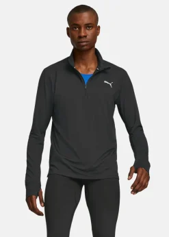 Outlet Puma RUN FAVORITE 1/4 ZIP M PUMA Black