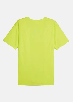 Best Puma RUN FAVORITE VELOCITY TEE Lime Pow