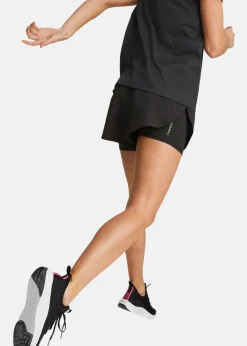 New Puma RUN FAVORITE WOVEN 2IN1 3" SHO PUMA Black