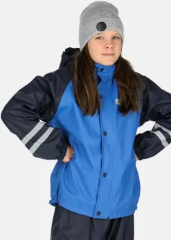 Sale Swedemount Rusk Fleece Rain Set JR Blue/Dk Navy