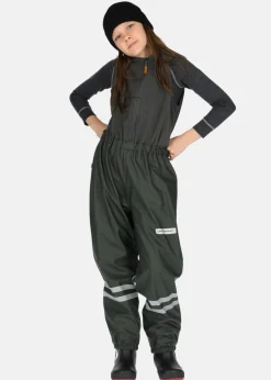 Swedemount Rusk Fleece Rain Set JR Olive/Dk Olive