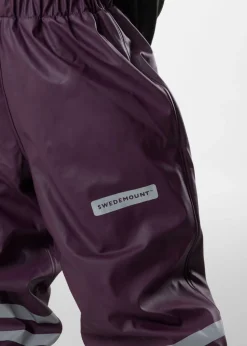 Online Swedemount Rusk Fleece Rain Set JR Lt Pink/Plum