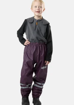 Online Swedemount Rusk Fleece Rain Set JR Lt Pink/Plum