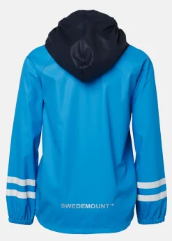 Swedemount Rusk Rain Set JR Sea Blue/Dk Navy