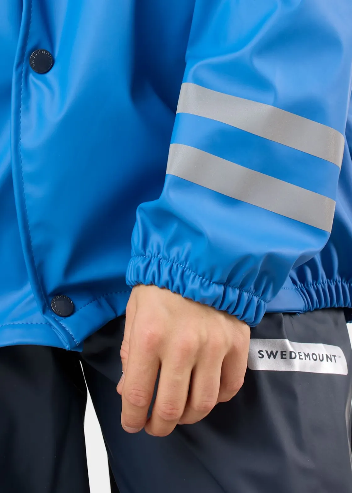 Outlet Swedemount Rusk Rain Set JR Blue/Dk Navy