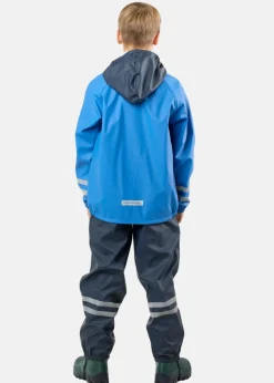 Outlet Swedemount Rusk Rain Set JR Blue/Dk Navy