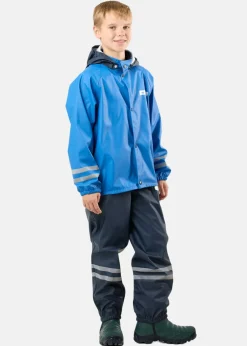 Outlet Swedemount Rusk Rain Set JR Blue/Dk Navy