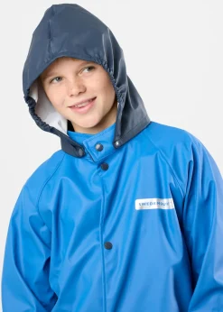 Outlet Swedemount Rusk Rain Set JR Blue/Dk Navy