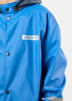 Outlet Swedemount Rusk Rain Set JR Blue/Dk Navy