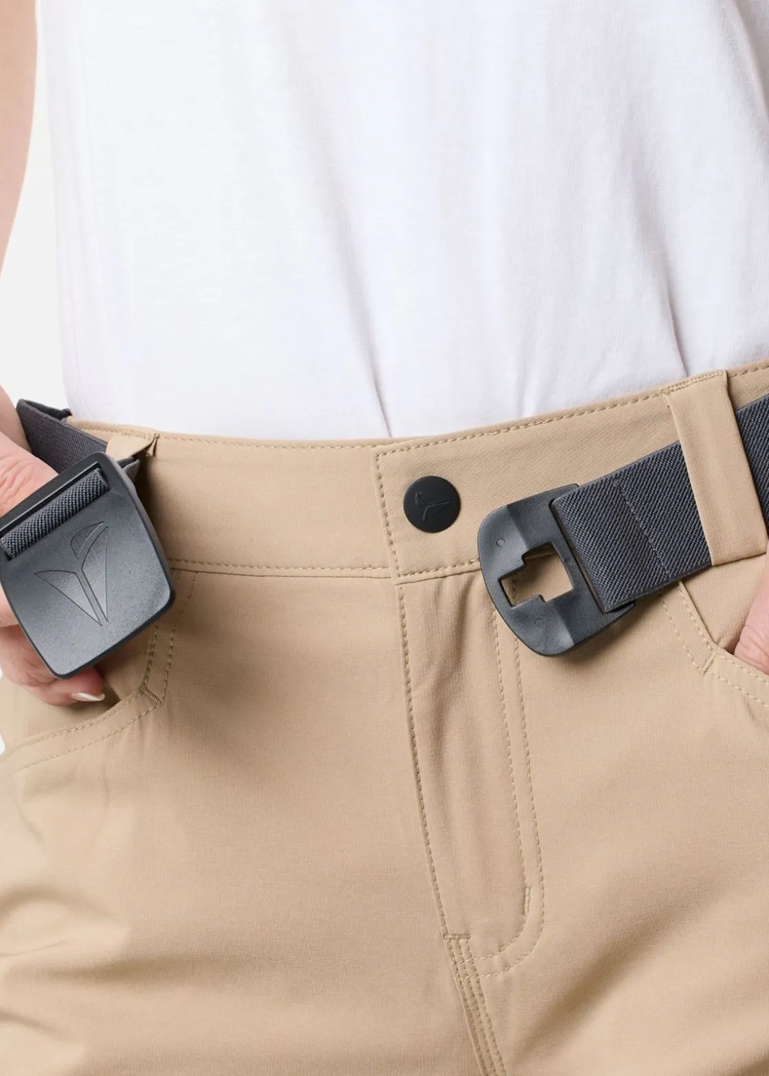 Clearance Nautic XPRNC Sail 3/4 Pants W Beige/Charcoal Melange