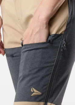 Clearance Nautic XPRNC Sail 3/4 Pants W Beige/Charcoal Melange