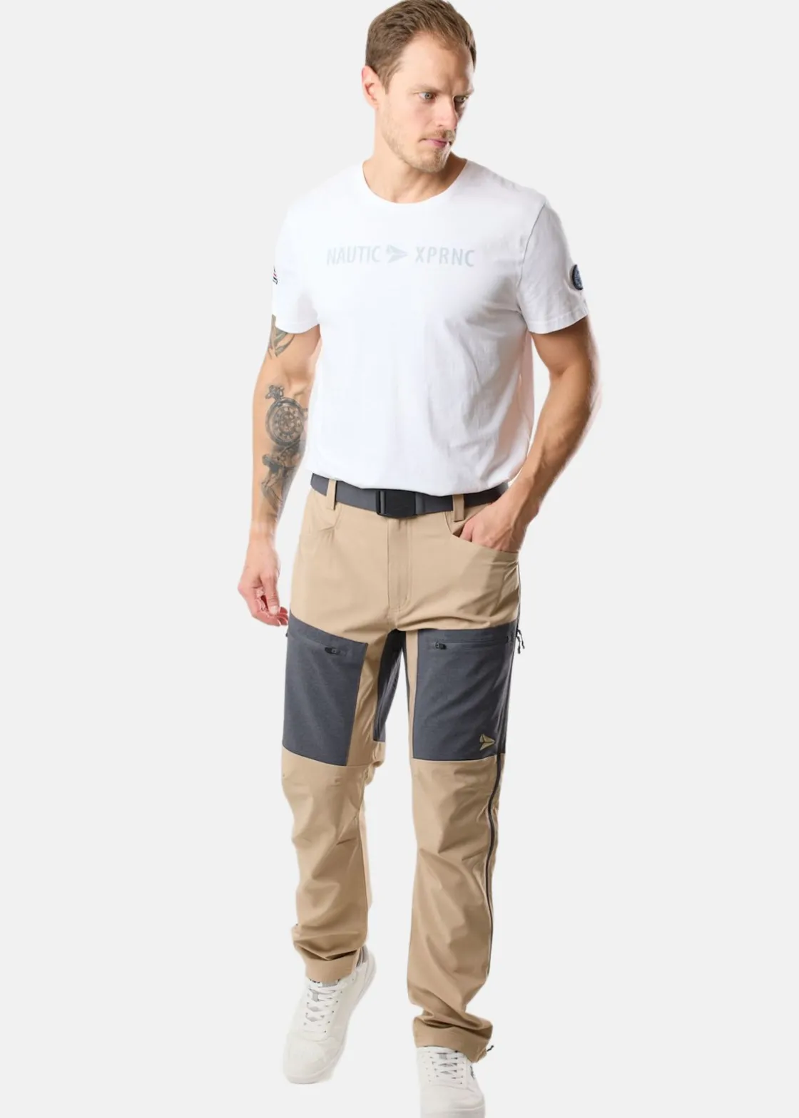 Hot Nautic XPRNC Sail Pants Beige/Charcoal Melange