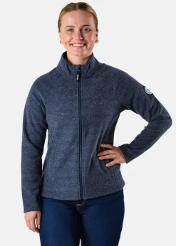 Hot Seaside Sailor Fleece W Navy Melange