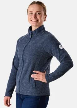 Hot Seaside Sailor Fleece W Navy Melange