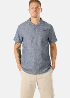 Seaside Sailor Linen Piké Navy