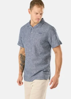 Seaside Sailor Linen Piké Navy