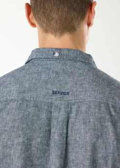 Seaside Sailor Linen Piké Navy