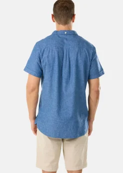 New Seaside Sailor Linen Piké Denim Blue