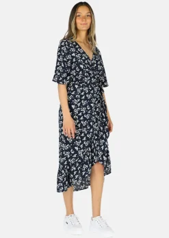 Best Seaside Saint Tropez Wrap Dress W Navy