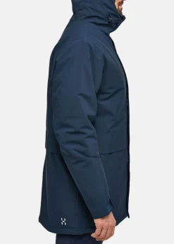 New Haglöfs Salix Proof Mimic Parka Men Tarn Blue