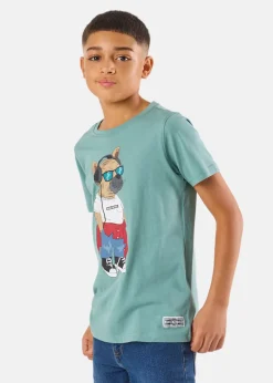 Hot Denim Factory San Diego Tee B JR Sage Green