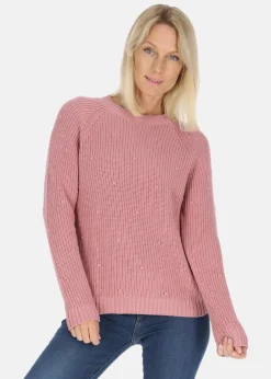 Best Seaside Sankt Claud Knitted Sweater W Dusty Rose