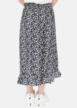 Discount Seaside Sankt Claud Long Skirt JR Navy Flower