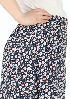 Discount Seaside Sankt Claud Long Skirt JR Navy Flower