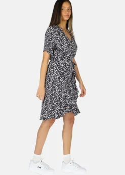 Sale Seaside Sankt Claud Short Dress W Navy Flower