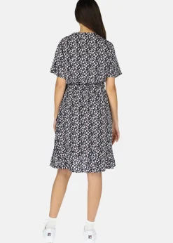 Sale Seaside Sankt Claud Short Dress W Navy Flower