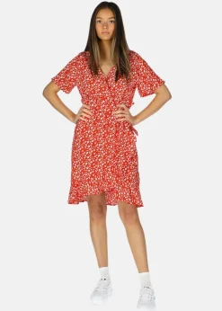 Discount Seaside Sankt Claud Short Dress W Red Flower