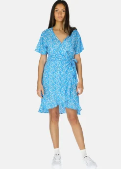 Discount Seaside Sankt Claud Short Dress W Blue Flower