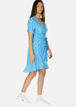 Discount Seaside Sankt Claud Short Dress W Blue Flower