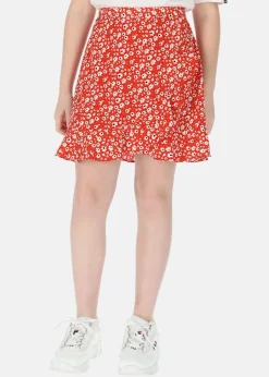 Hot Seaside Sankt Claud Short Skirt JR Red Flower