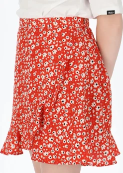 Hot Seaside Sankt Claud Short Skirt JR Red Flower