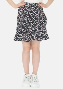 Hot Seaside Sankt Claud Short Skirt JR Navy Flower