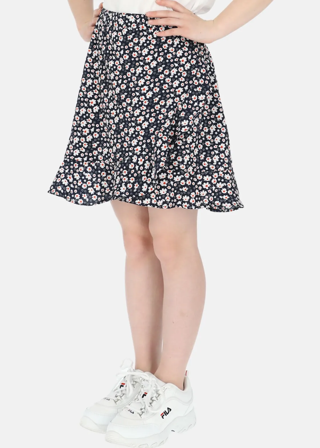 Hot Seaside Sankt Claud Short Skirt JR Navy Flower
