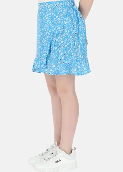 Hot Seaside Sankt Claud Short Skirt JR Blue Flower