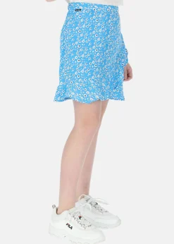 Hot Seaside Sankt Claud Short Skirt JR Blue Flower
