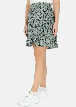 Outlet Seaside Sankt Claud Short Skirt W Daisey Flower Green