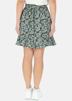 Outlet Seaside Sankt Claud Short Skirt W Daisey Flower Green