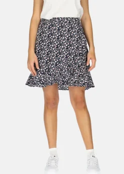 Discount Seaside Sankt Claud Short Skirt W Navy Flower
