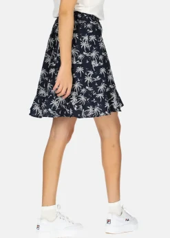 Best Seaside Sankt Claud Short Skirt W Navy Palm