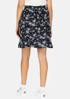 Best Seaside Sankt Claud Short Skirt W Navy Palm