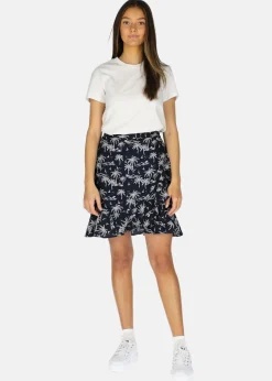 Best Seaside Sankt Claud Short Skirt W Navy Palm